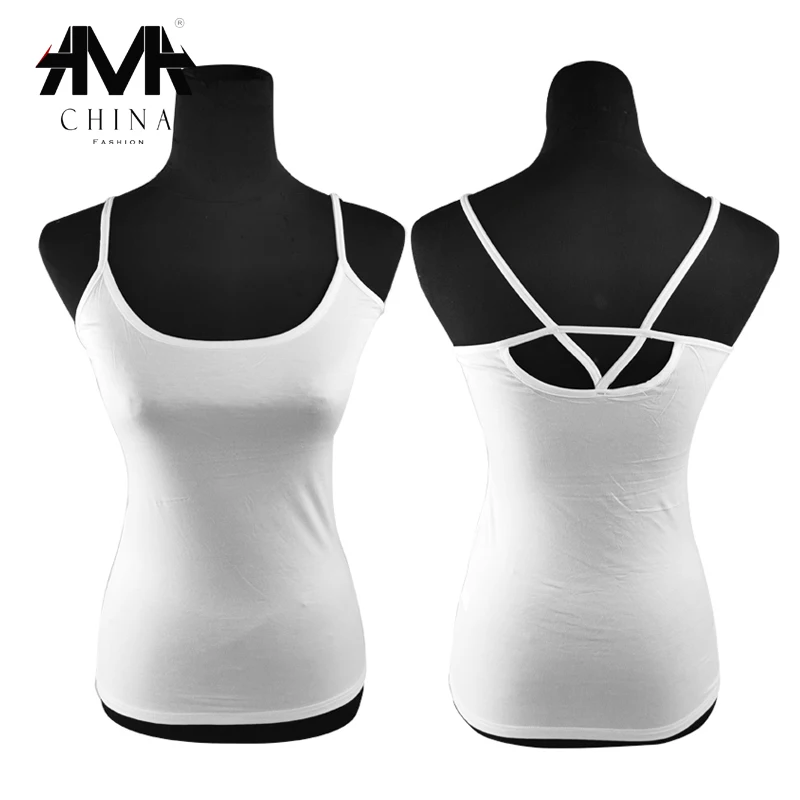 Новейшая модная сексуальная майка на бретельках без рукавов для женщин