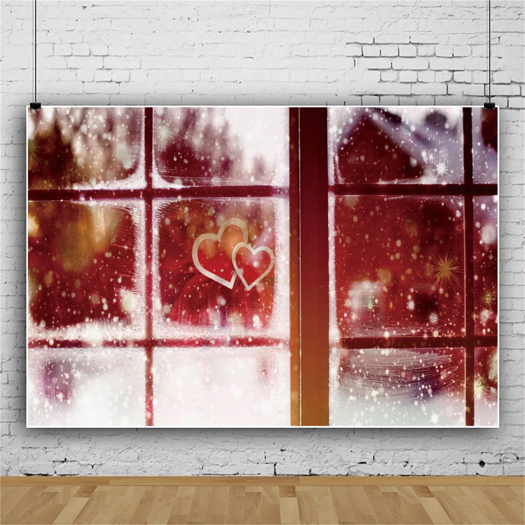 

Виниловый фон для фотосъемки Зимний снег заморозка подоконника Новогодняя утренняя Вечеринка ребенок портрет фото фон для фотостудии