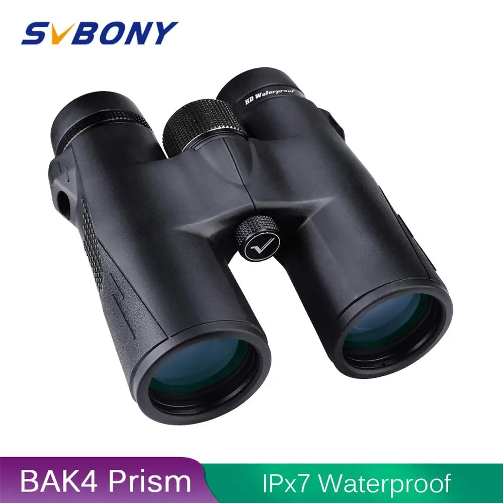 SVBONY охотничий бинокль 8X42/10X42/8X32 BAK4 призма SV47 HD зум телескоп высокой мощности бинокль водонепроницаемый ночного видения для кемпинга, походов, охоты, стрельбы, туризма, просмотра спортивных игр и концертов