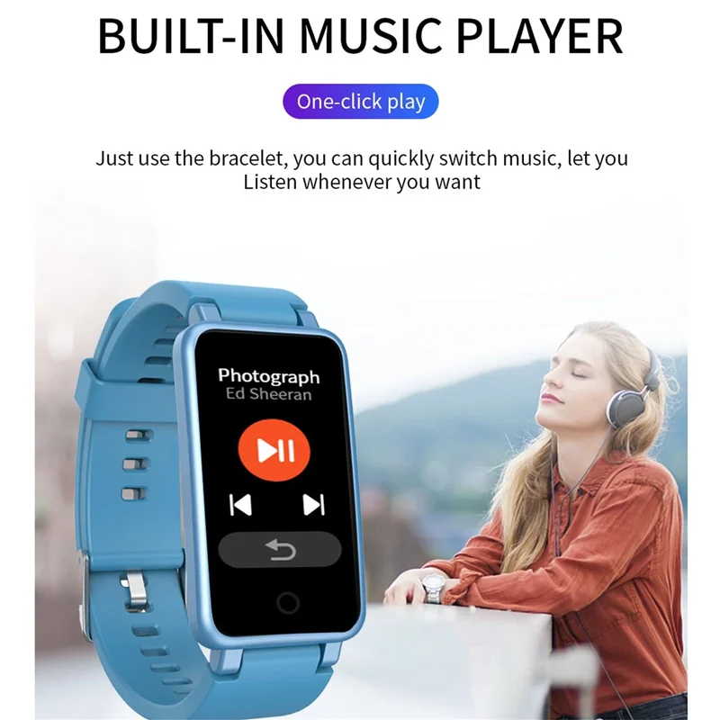 

C2 Plus Smart Watch 1.14 Inch Waterproof Smart Watch Men Women Sport Fitness Tracking Smart Bracelet for iOS Android 2021
