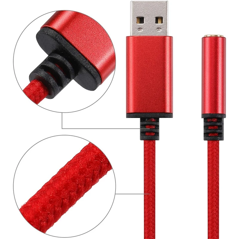 Переходник с USB на аудиоразъем для наушников 3 5 мм внешняя стереозвуковая карта