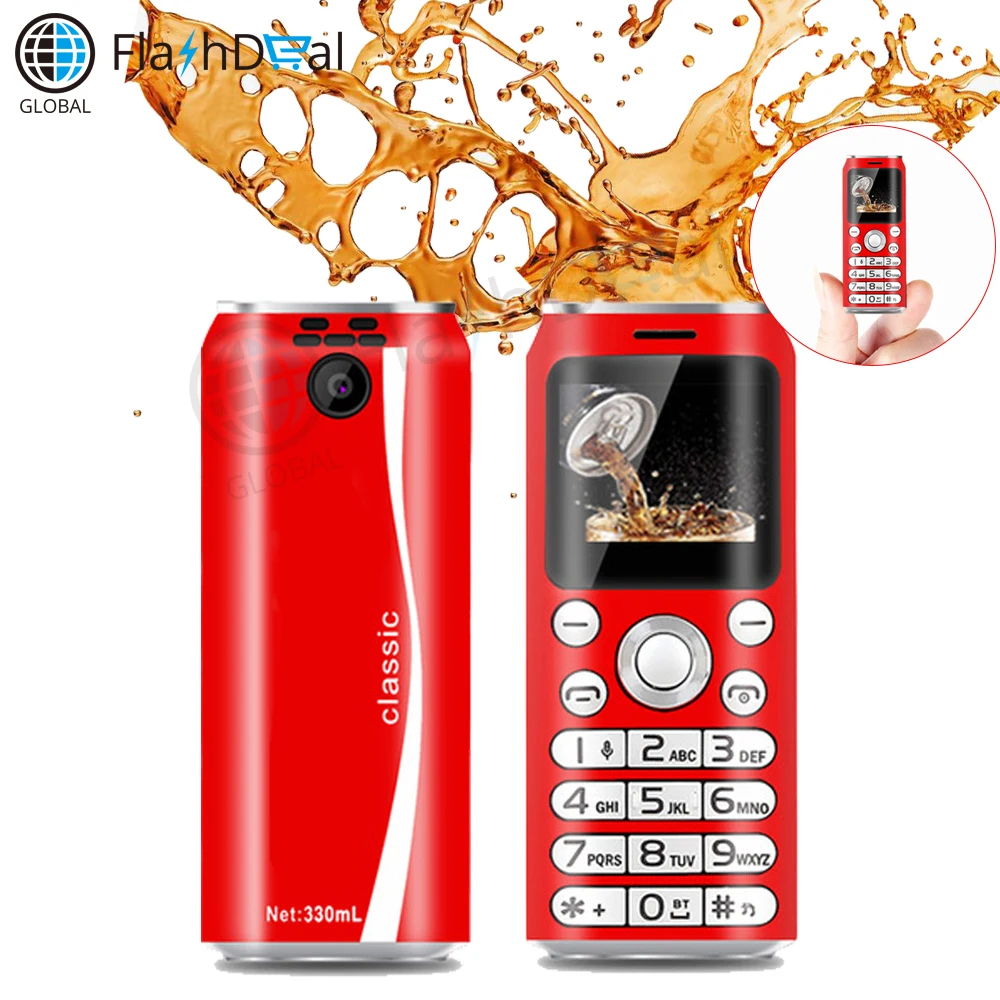 Самый маленький мобильный телефон SATREND K8 Mini Cola в форме мобильного телефона Bluetooth