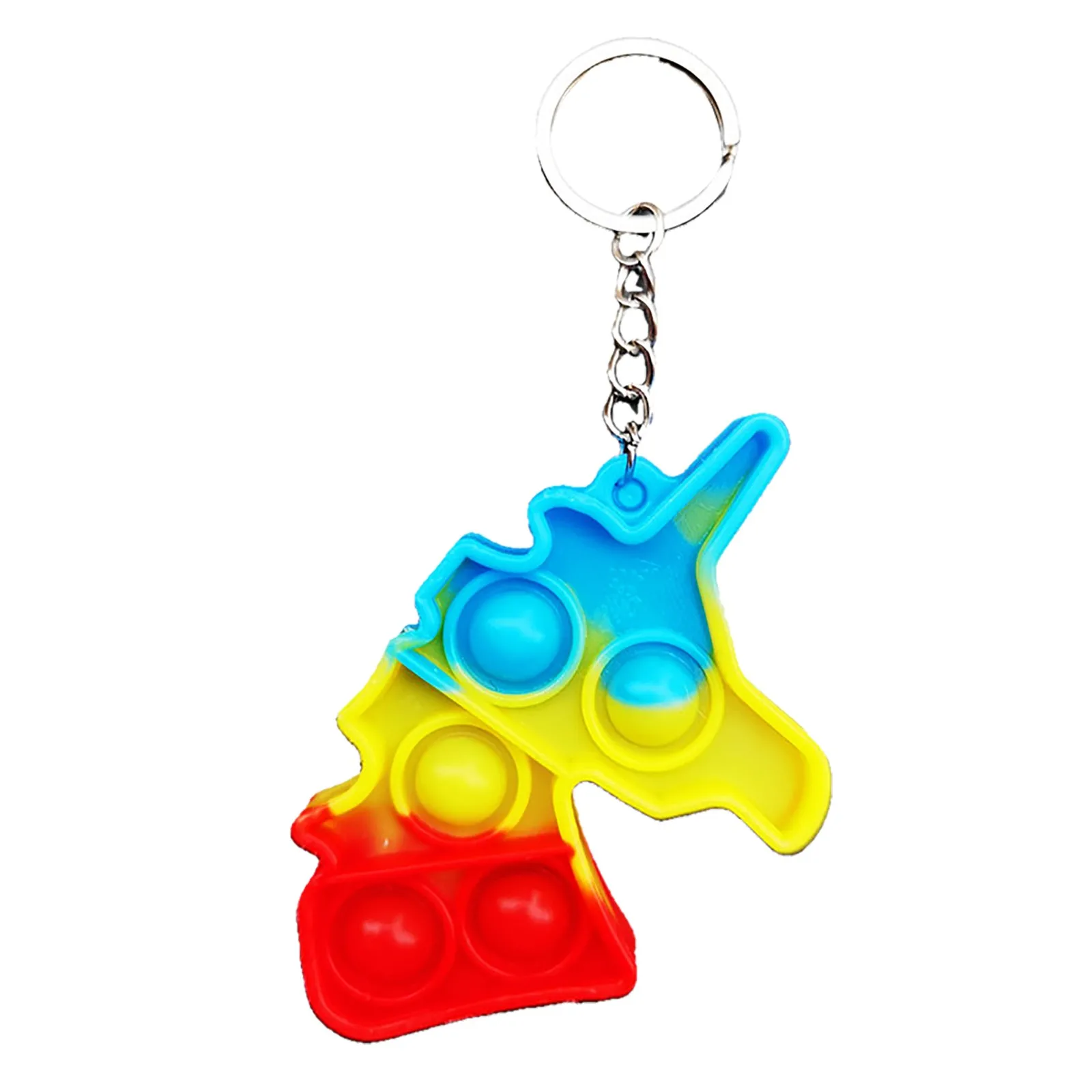 

Silicone Mini Push Bubble Fidget Sensory Keychain Toy Autism Squeeze Relief Anti-stress Hand Toy Children Gift игрушки для детей