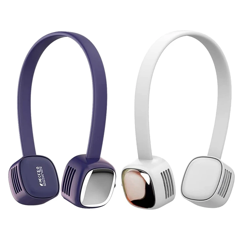 

Portable Fan Rechargeable Neck Hanging Fan USB Fan Wireless Suitable For Travel Office Home Outdoor Sports