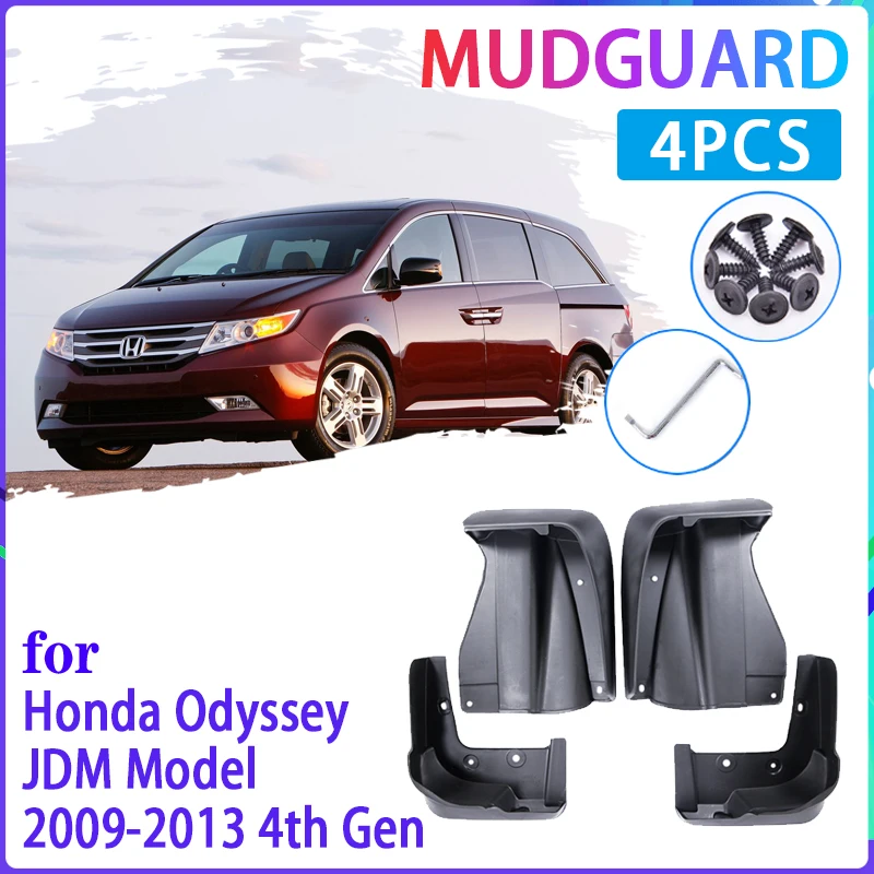 Auto Mud Flap per Honda Odyssey JDM Modello 2009 ~ 2013 RB3 RB4 2010 2011 2012 Parafango Splash Guard Parafango paraspruzzi Accessori Auto