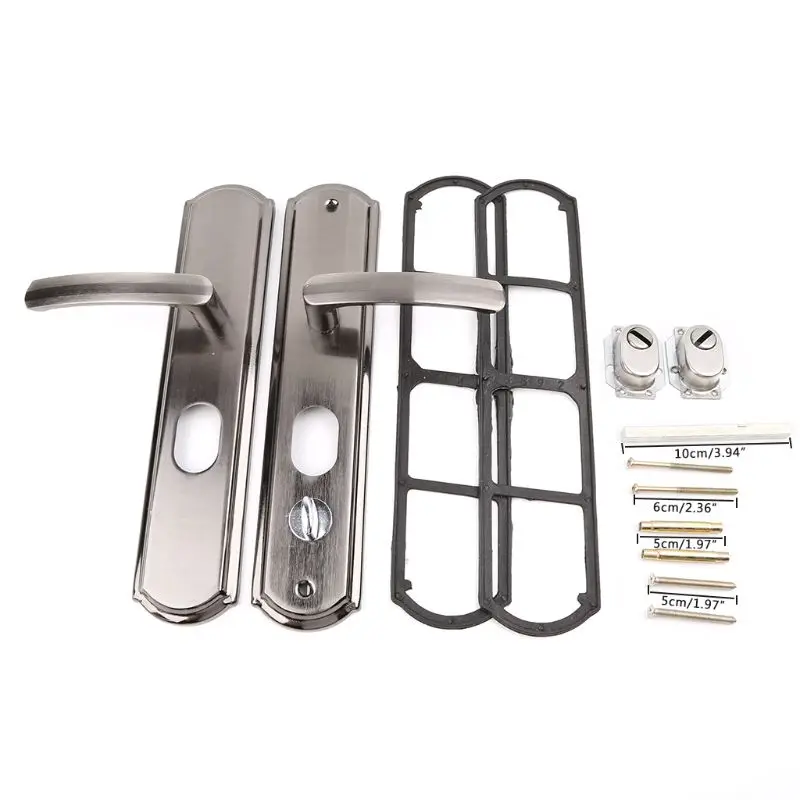 

Anti-Theft Security Door Handle Solid Thickened Panel Indoor Dual Latch Mortise Lock Easy to install Delicate and elegant