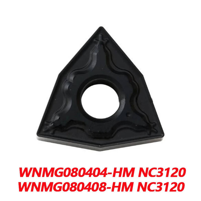 

Original WNMG WNMG080404-HM NC3120 WNMG080408 Carbide Insert Blades Lathe Accessories Efficient And Durable South Korea Import