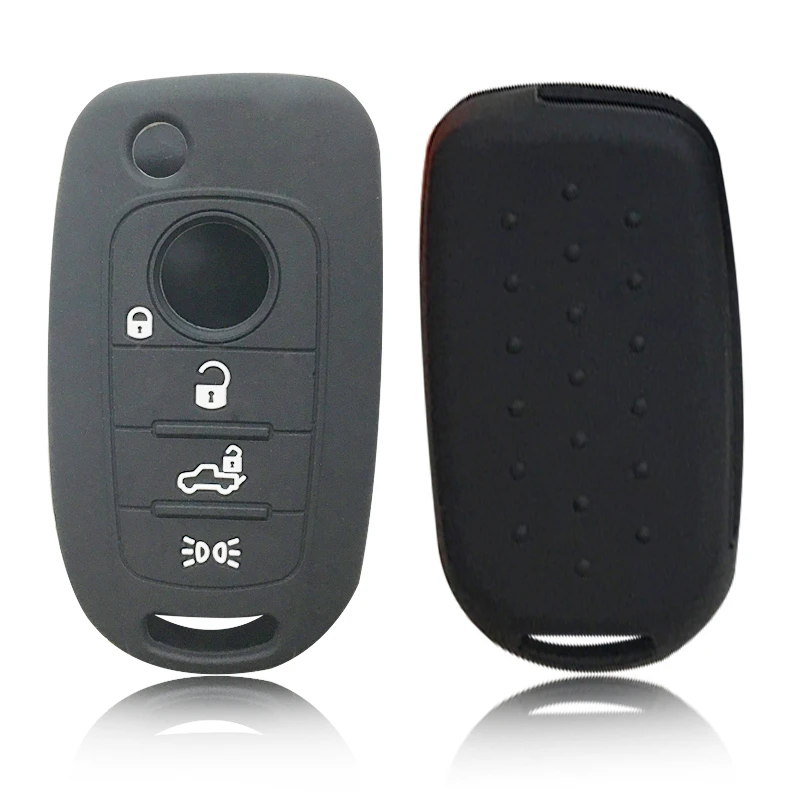 Силиконовый автомобильный флип брелок для ключей чехол Fiat Toro Tipo Fredson Cronos Egea 500X