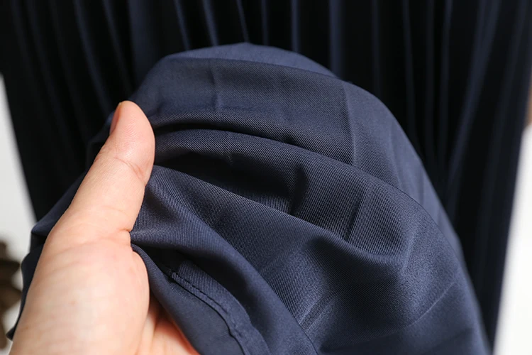 

Banulin Fashion Designer Women Long Sleeve Sweater Dress Autumn Winter High Quality Knit Stitching Floral Print Pleated Dress