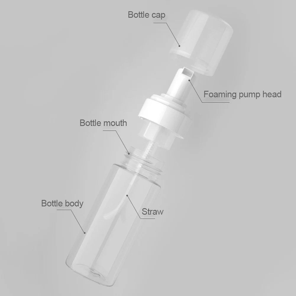 4 шт 100 мл Портативный Мусс вспенивающийся жидкий косметический контейнер для