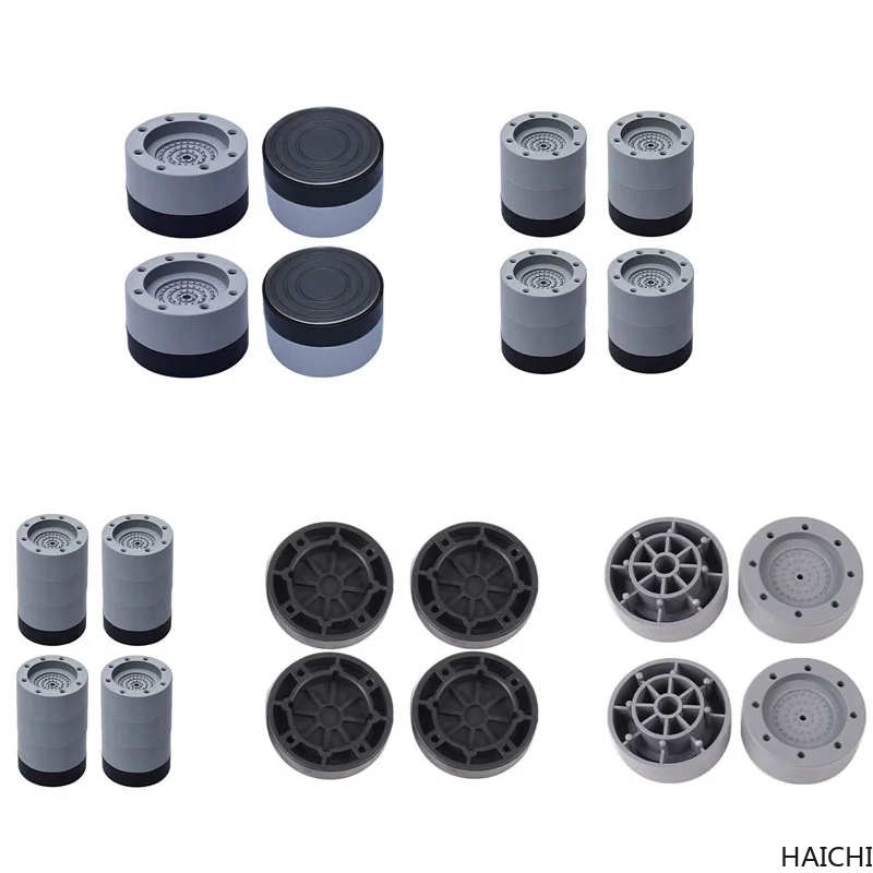 

4 PCS Foot Pads Washing Machine Anti Vibration Washer Feet Pad Anti Slip Rubber Foot Pad for Washing Machines and Dryers