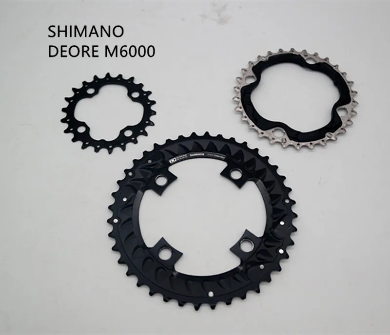 Набор Колец SHIMANO DEORE m6000 диск 96 мм BCD PCD 40/30/22T для скорости 30 с|Шатун и передняя