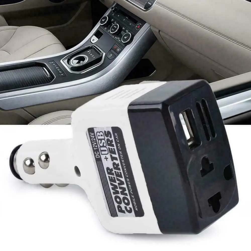 

12V/24V Car Mobile Power Inverter Adapter Auto Car Power Converter Charger Used for All Mobile Phone