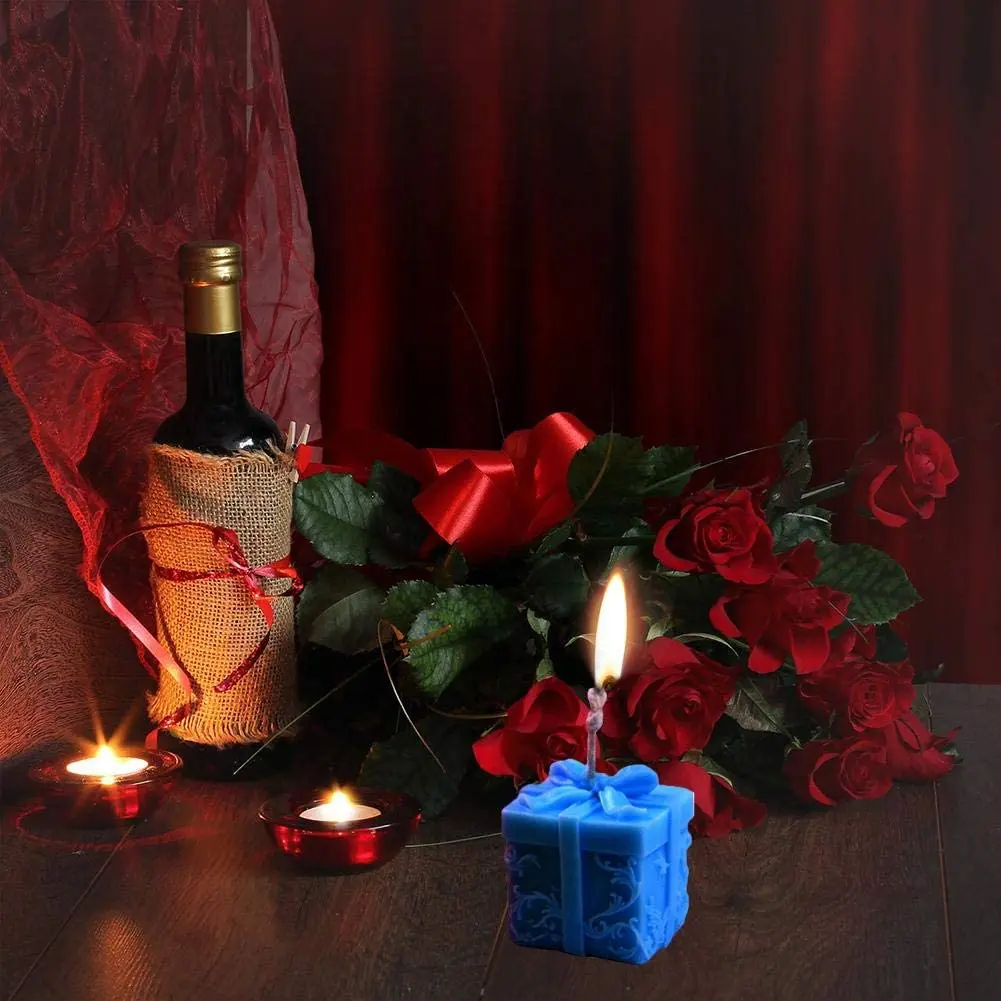 Силиконовые формы для рождественских свечей DIY с тиснением мыла конфет