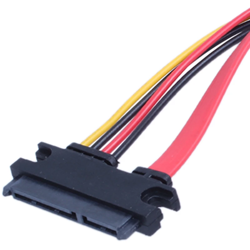 30 см папа мама SATA данных удлинитель питания M/F 22P 7 + 15Pin|Кабели VGA| |
