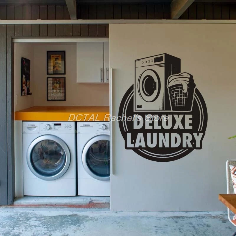 Laundry Room Decor - Laundry Door Decal - Laundry Wall Decals- Laundry Door Vinyl -Laundry Sign - Laundry Wall Decor