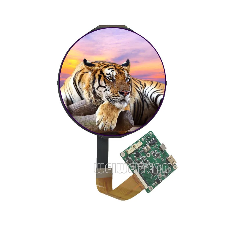 

Круглый экран 5-дюймовый круглый дисплей круглый Круглый круглый модуль ЖК-дисплея 1080X1080-плата драйвера MIPI