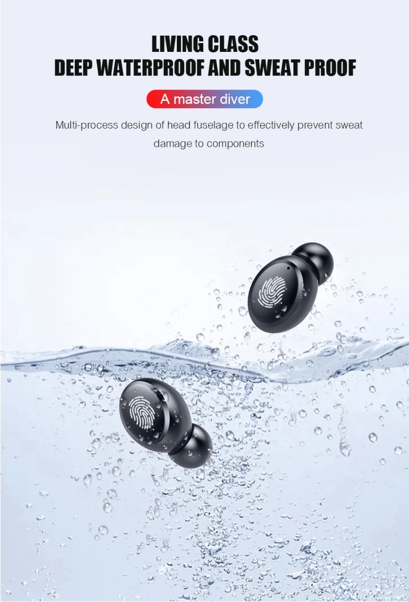 Tws беспроводные Bluetooth наушники, гарнитура с шумоподавлением, стерео наушники, игровые спортивные водонепроницаемые наушники с микрофоном для xiaomi