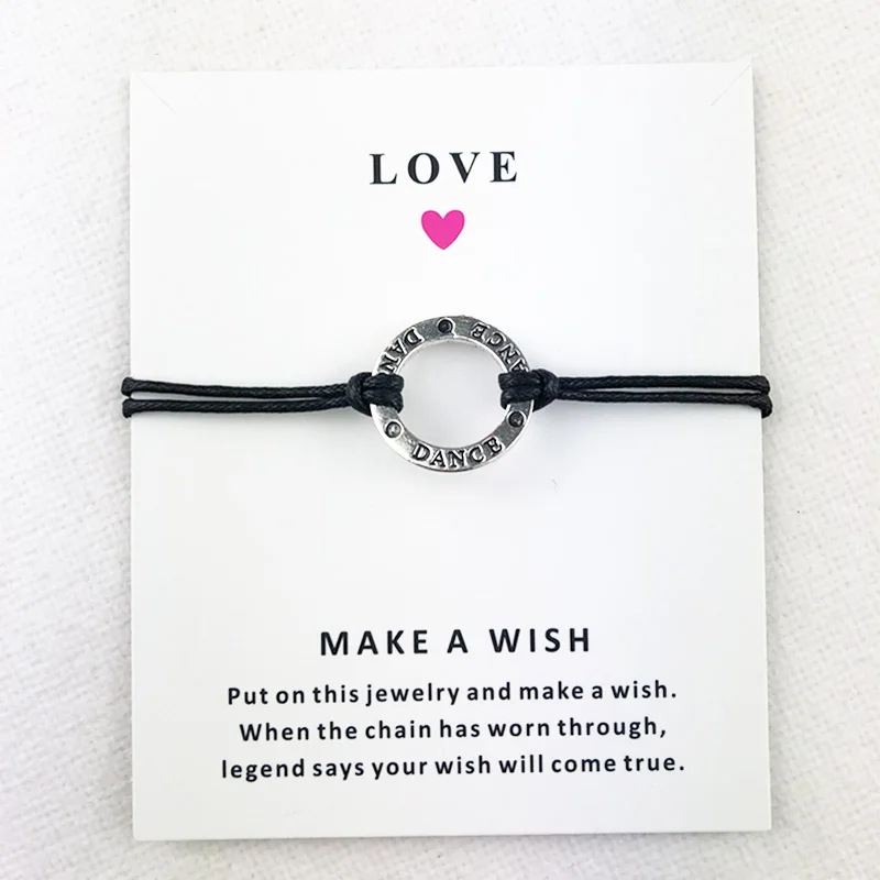 10 шт./лот танец танцор очаровательные браслеты Любовь Желание Сердце Подвески