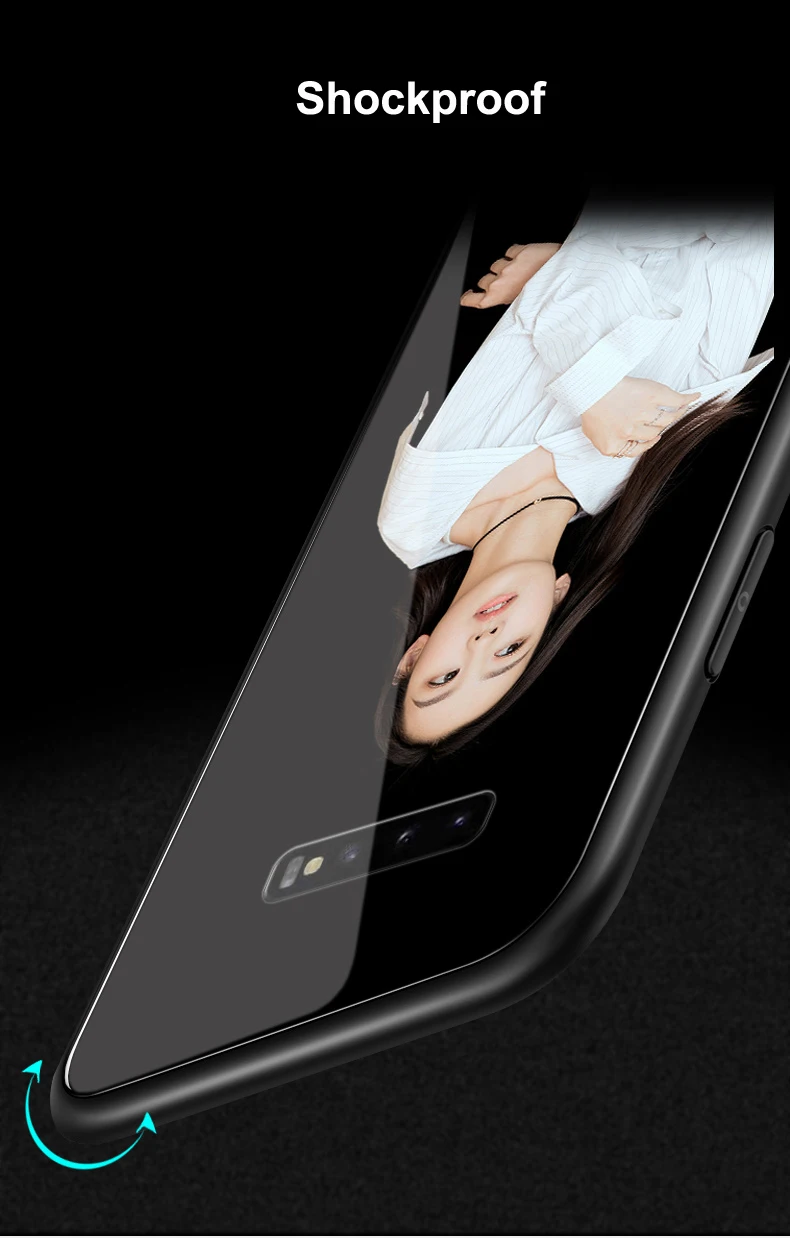 for Samsung Galaxy S10 Plus S10e S9 S8 Note 10 Plus 5G 8 9 A10 A30 A50 A70 Case Custom Photo DIY Picture Tempered Glass Cover