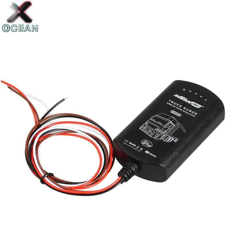 

Эмулятор Adblue для Mercedes, benz Euro6, черный, для ремонта грузовиков, легкая установка, привод, диагностический инструмент, бесплатная доставка