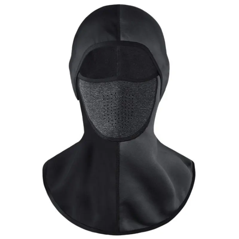 Уличная зимняя велосипедная маска для лица флисовая термомаска Балаклава