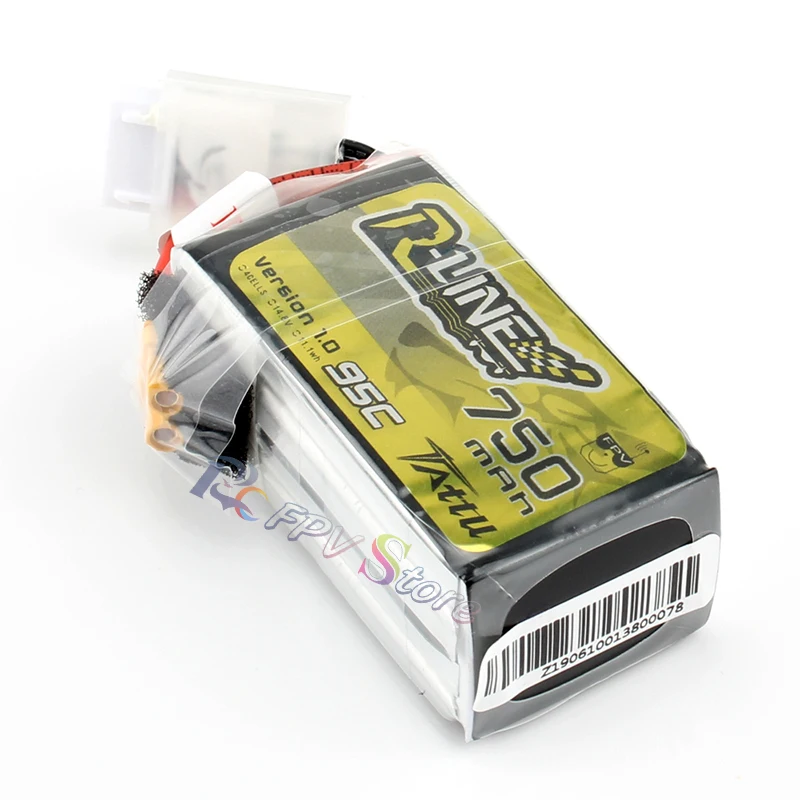 tattu r line 10 lipo 750mah 111 v 148 v 95c 3s 4s1p lipo батарейный блок