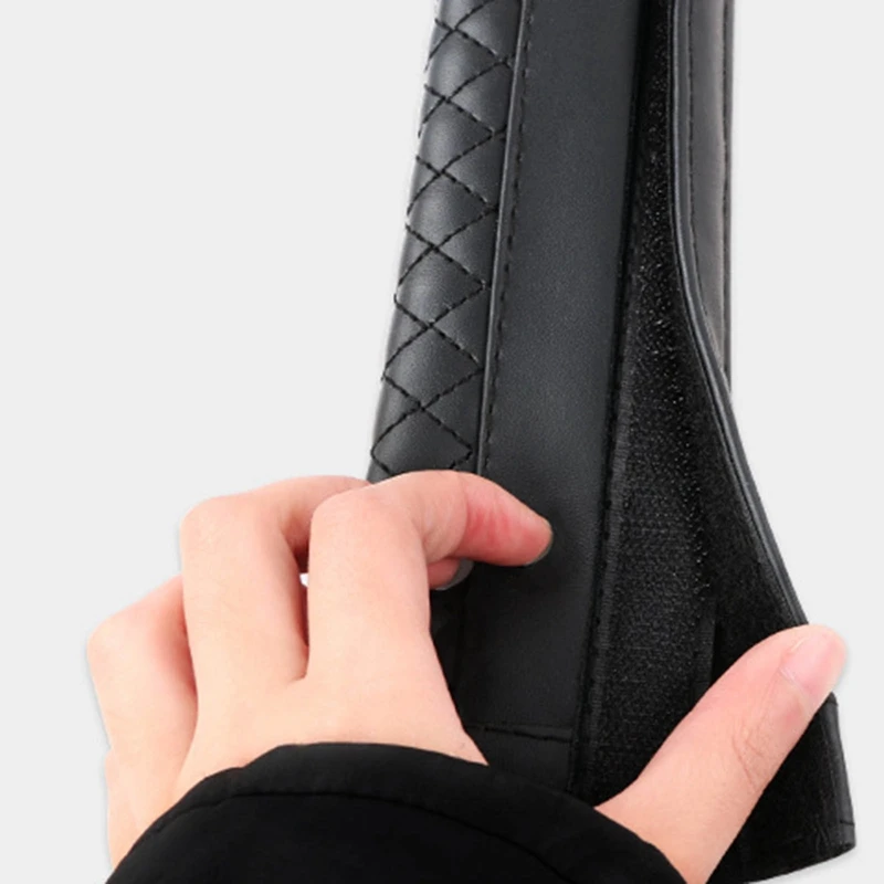 

1Pair Leather Car Safety Belt Cover Auto Seat Belt Shoulder Protection Pad Cover Comfortable Breathable Shoulder Pad Cover