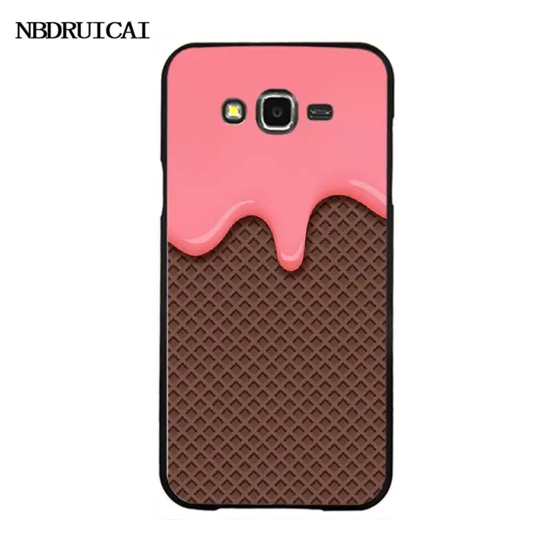 Забавная еда десерт шоколад пиво DIY печать чехол для телефона Samsung Galaxy J7 J8 J3 J4 J5 J6