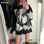 Karrram аниме Death Note Misa Amane Косплей Топы свитеры униформа наряд Harajuku уличная одежда корейский пуловер оверсайз для женщин и девочек