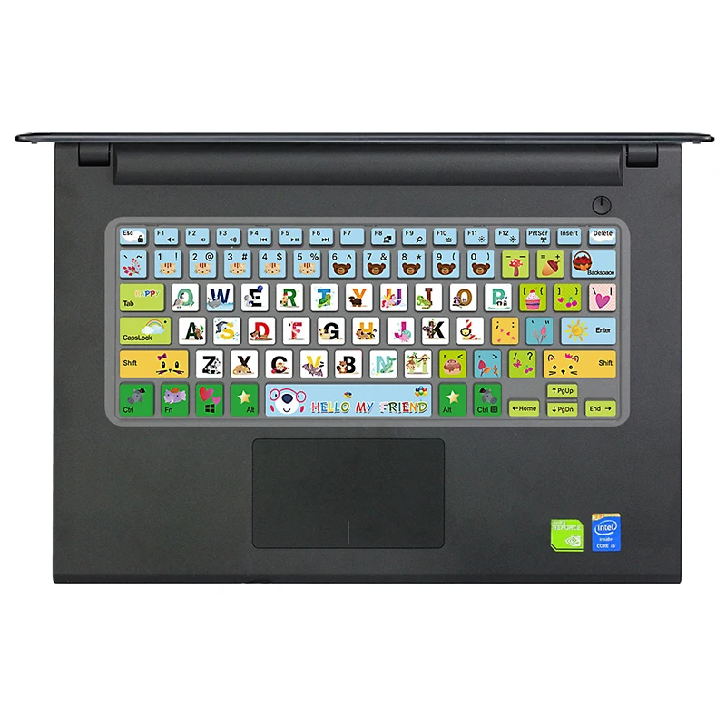 Клавиатура ноутбука кожного покрова для Dell Inspiron 13 5000 7000 серии 5368 i5378 7370 7373 7368 7378 15