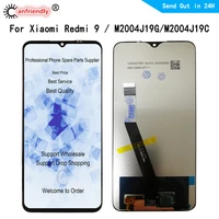 6 53 ips lcd for xiaomi redmi 9 m2004j19g m2004j19c lcd displaytouch panel screen replacement digitizer with frame assembly