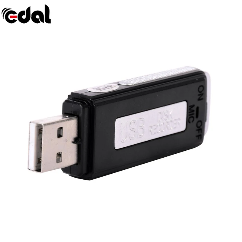 EDAL 2 в 1 Мини 8 Гб USB ручка флеш-накопитель цифровой Аудио Диктофон 70 часов