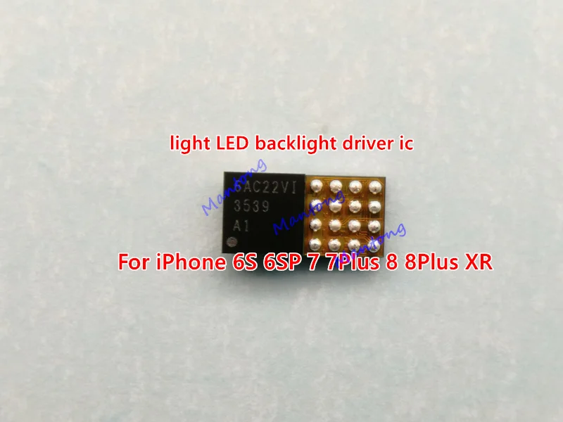 

60pcs LM3539A1YFFR LM3539A1 3539 light LED backlight driver ic For iPhone 6S 6SP 7 7Plus 8 8Plus XR