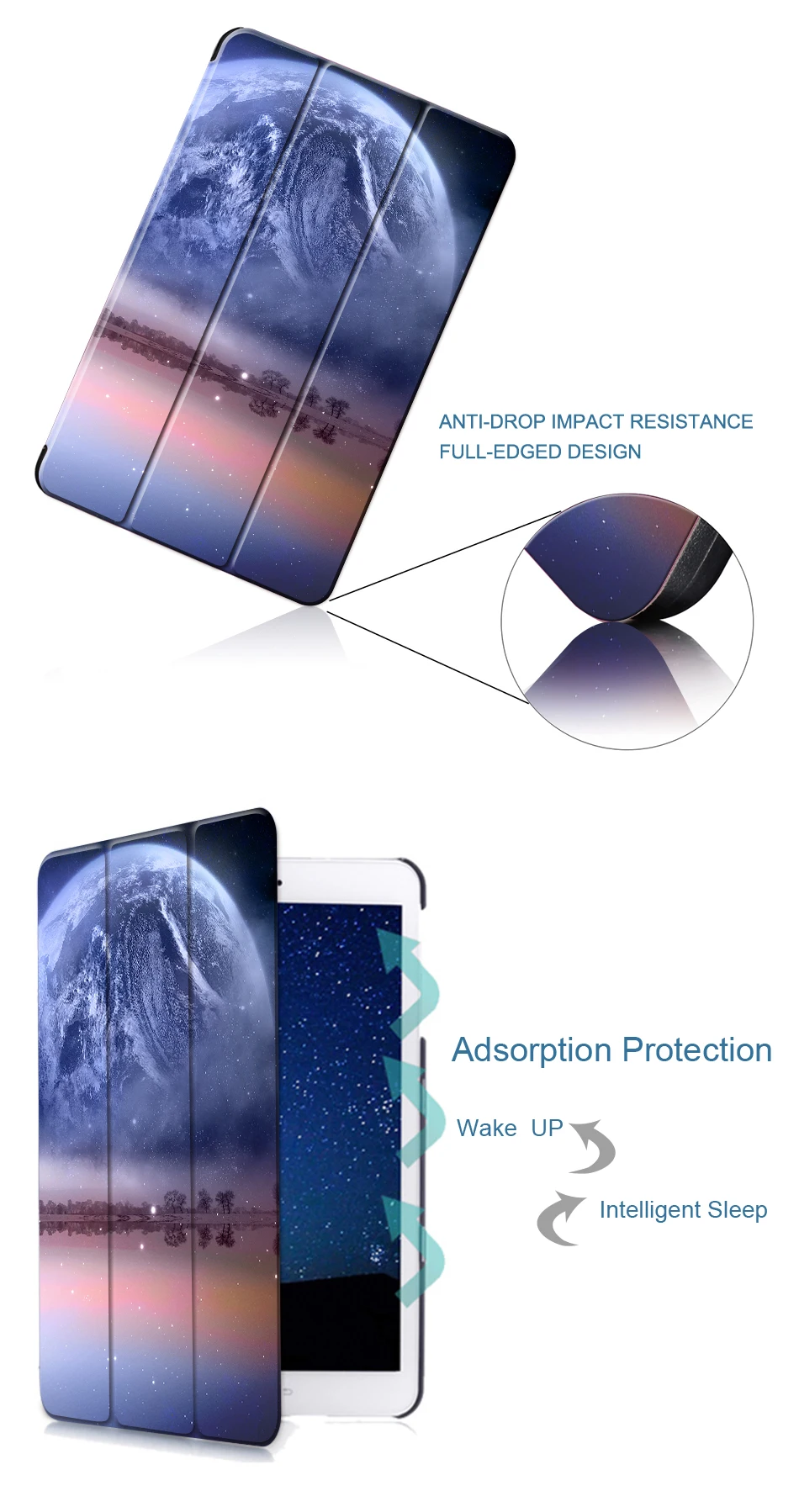 MTT смарт-чехол для iPad Pro 12,9 дюйма A1584 A1652 A1670 A1671 из искусственной кожи флип-Стенд чехол для планшета Авто Режим сна/Пробуждение