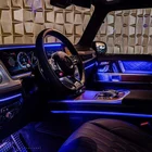 СВЕТОДИОДНЫЙ Автомобильный светильник с питанием от USB, подсветка для сигарет, управление музыкой, App RGB, декоративсветильник освещение для салона автомобиля