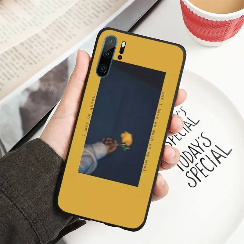 

Flower Sunflower Rose Phone Case For Huawei honor Mate P 9 10 20 30 40 Pro 10i 7 8 a x Lite nova 5t