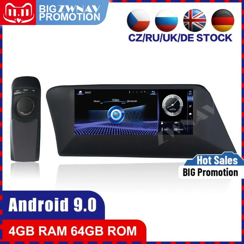 Автомобильный мультимедийный плеер 4 Гб + 64 ГБ Android 9 0 для Lexus RX270 RX350 RX450 2009-2014 GPS