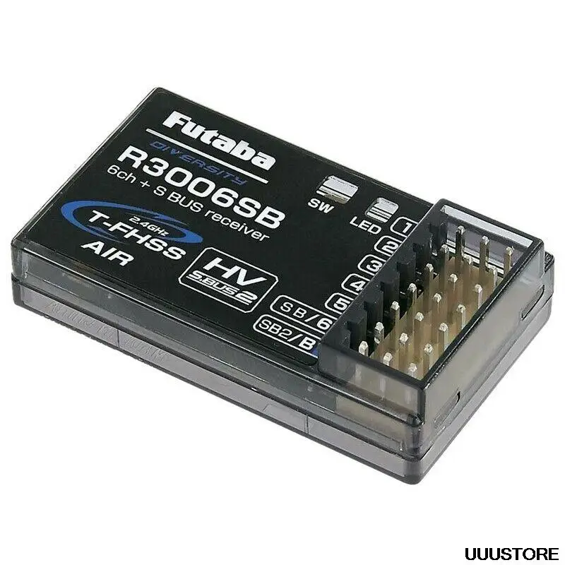 Оригинальный Futaba R3006SB T-FHSS 2 4 ГГц 6-канальный SBus приемник с двойным разнообразием