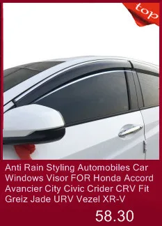 Дождь Стайлинг Наружные молдинги автомобиля анти окна козырек для Honda Accord URV Vezel XR-V CRV Avancier City Civic Fit Greiz Odyssey