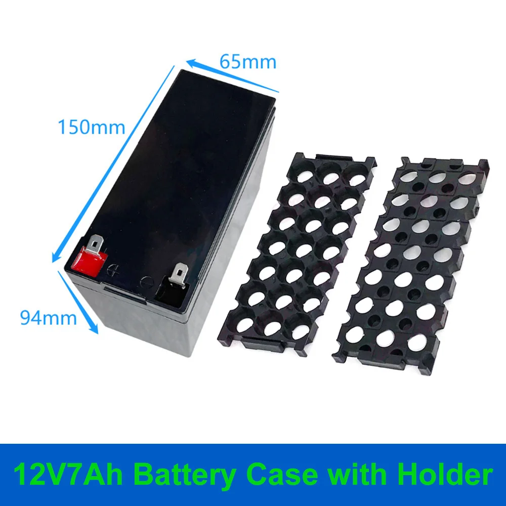 Сменный Чехол для батареи 12 в 7 Ач свинцово-кислотный держатель 21 шт. 18650 ячеек