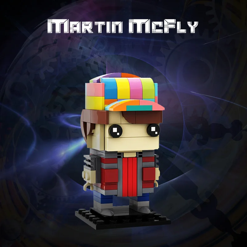 

BZB MOC Back to the Beautiful Future 35791 Characters Martin Building Block Doll Model Decoration Kids Boys DIY Toys Best Gifts