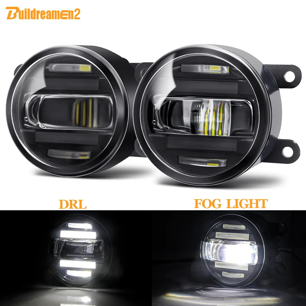 2IN1 Car Fog Light Assembly LED Daytime Running DRL 36W 12V For Honda Accord CR-V City Insight Pilot Crosstour CR-Z Fit