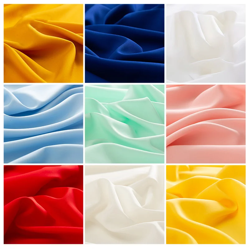 Дешевый и тонкий шифон 75d винтажная ткань для женских рубашек платьев немного