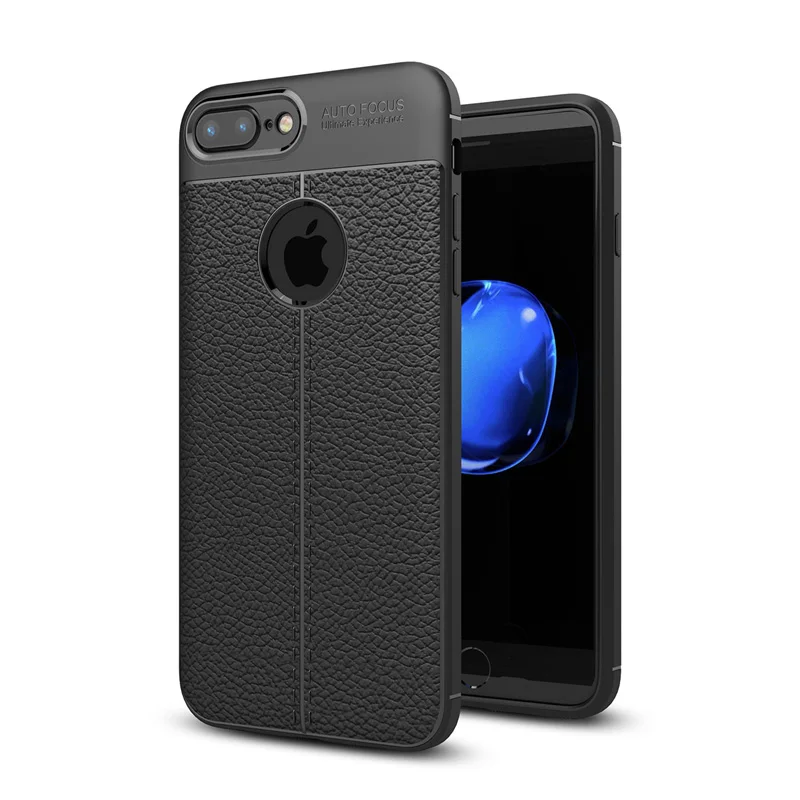 Чехол для iPhone 7 8 6 6s X XS 11 Pro Max крышка силиконовый чехол Plus мягкий из углеродного