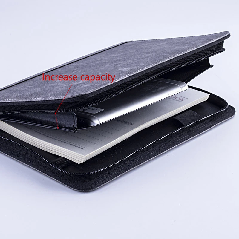 Искусственная кожа Padfolio A5 файл папка с калькулятором Binder бизнес тетрадь менеджер