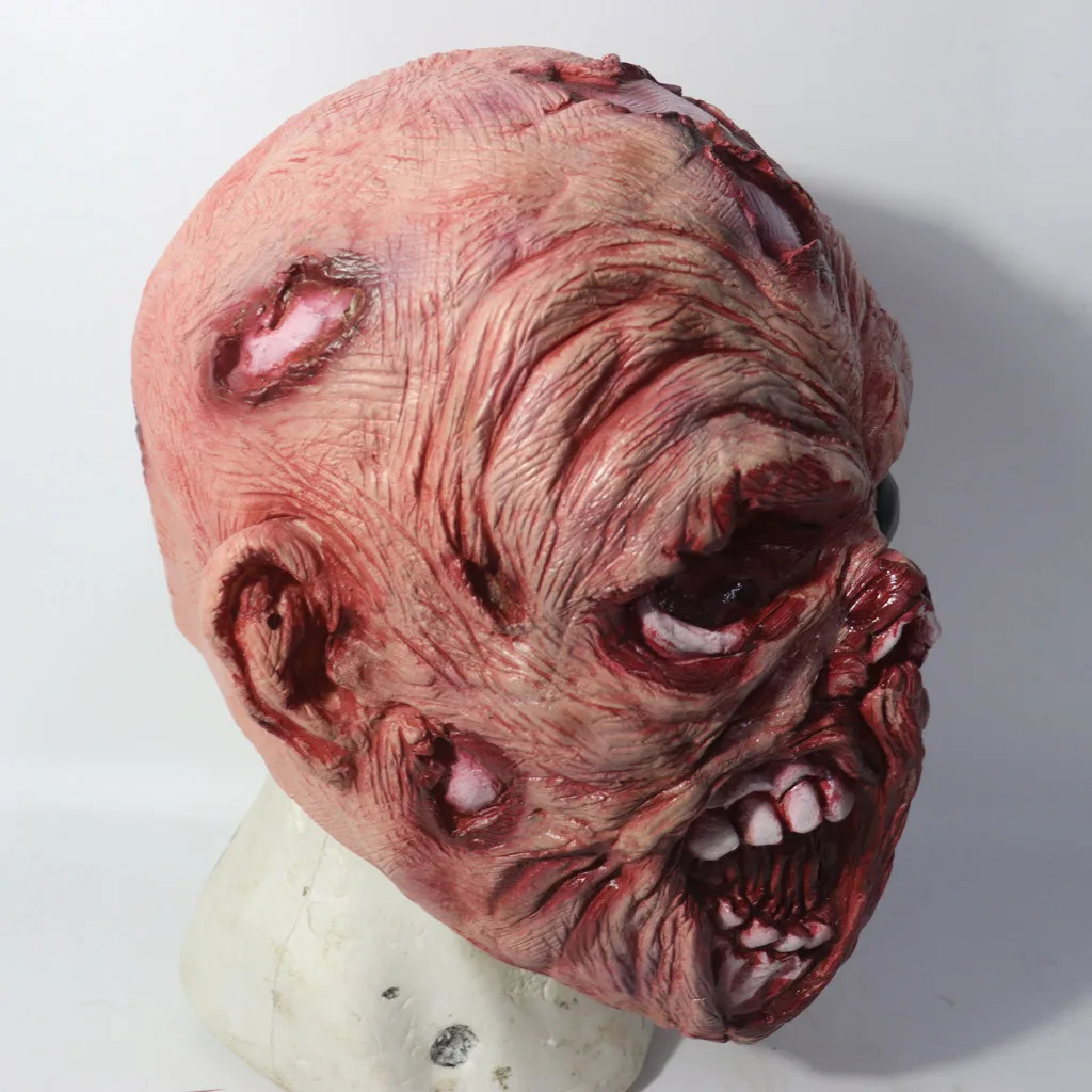 Страшная силиконовая маска для лица страшная Хэллоуина вечеринки косплея