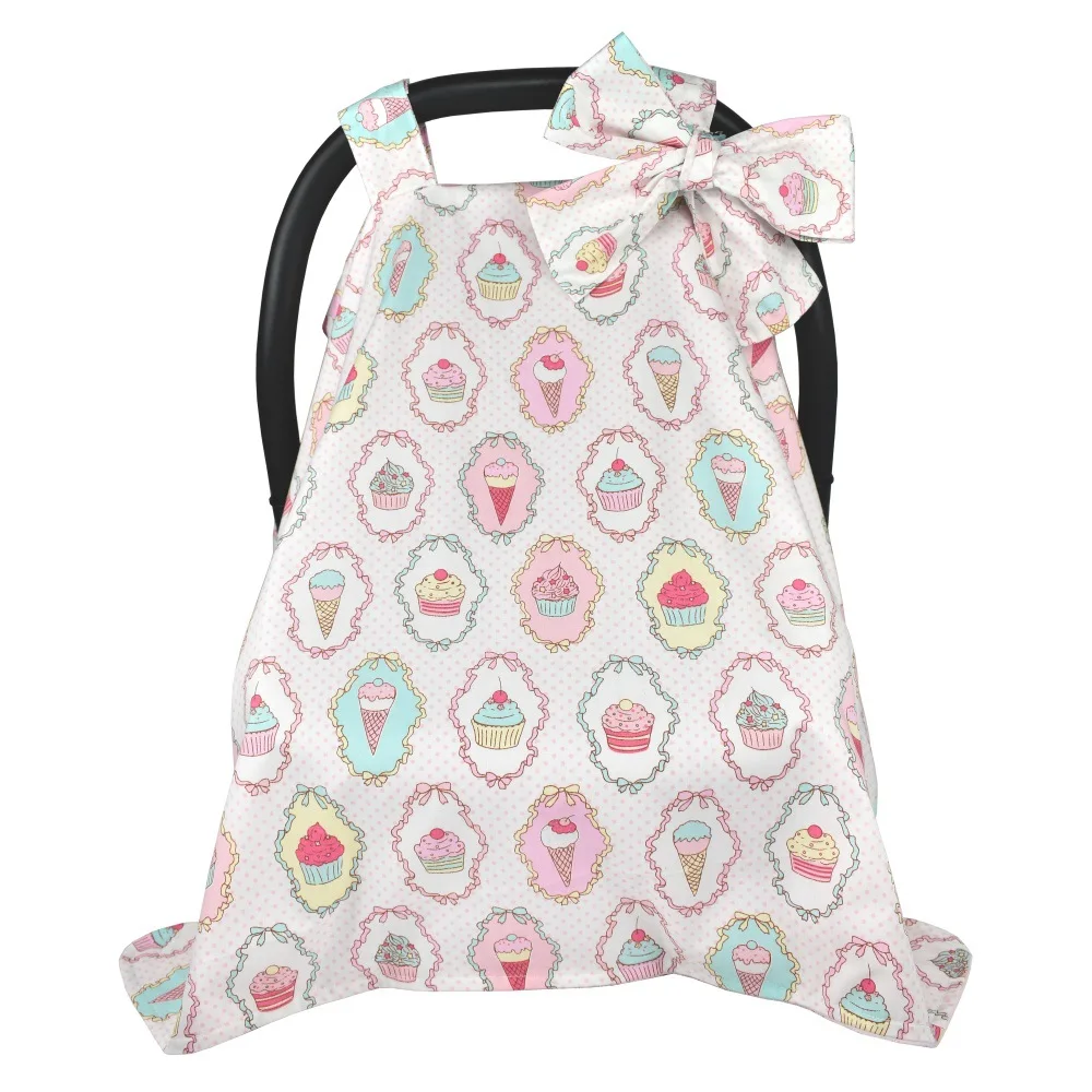 Младенческая балдахин на автолюльку крышка звезда шеврон дизайн Хлопковое