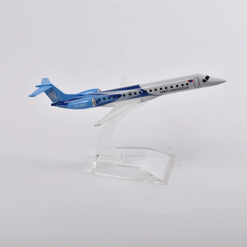 JASON TUTU-avi&oacute;n mongol ERJ145 de 16cm, modelo de avi&oacute;n, Metal fundido a presi&oacute;n, escala 1/400, env&iacute;o directo de f&aacute;brica-3