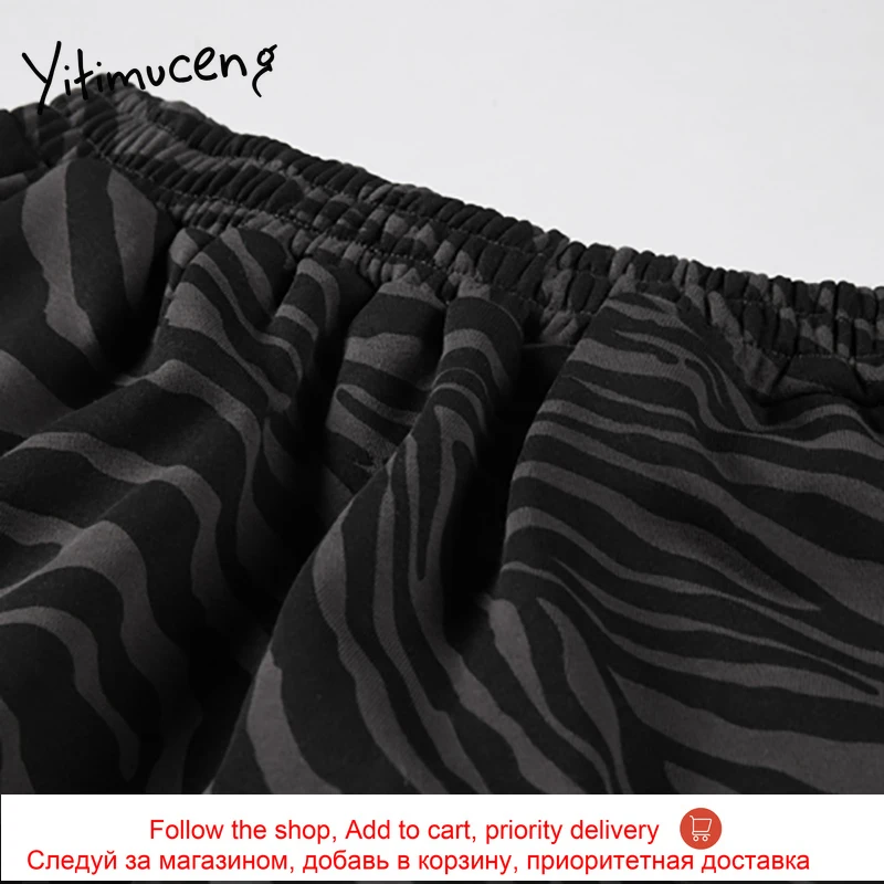 

Yitimuceng Vintage Leopard Pockets Skirt Women High Waist Mini A-Line Clothing 2021 Summer Korean Fashion New Skirts Hot Sale